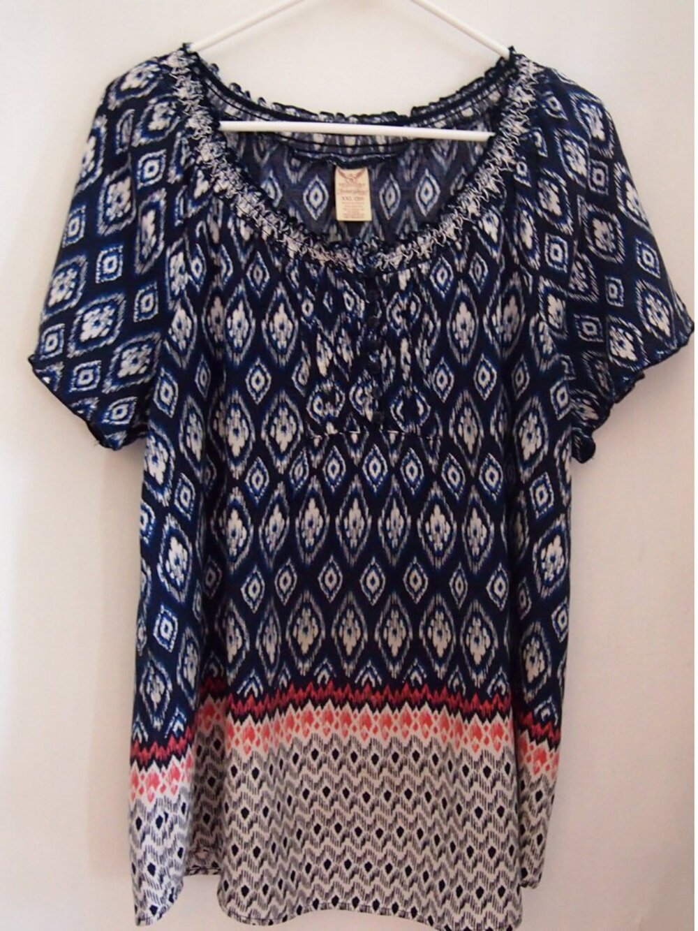 Cute boho rayon blouse